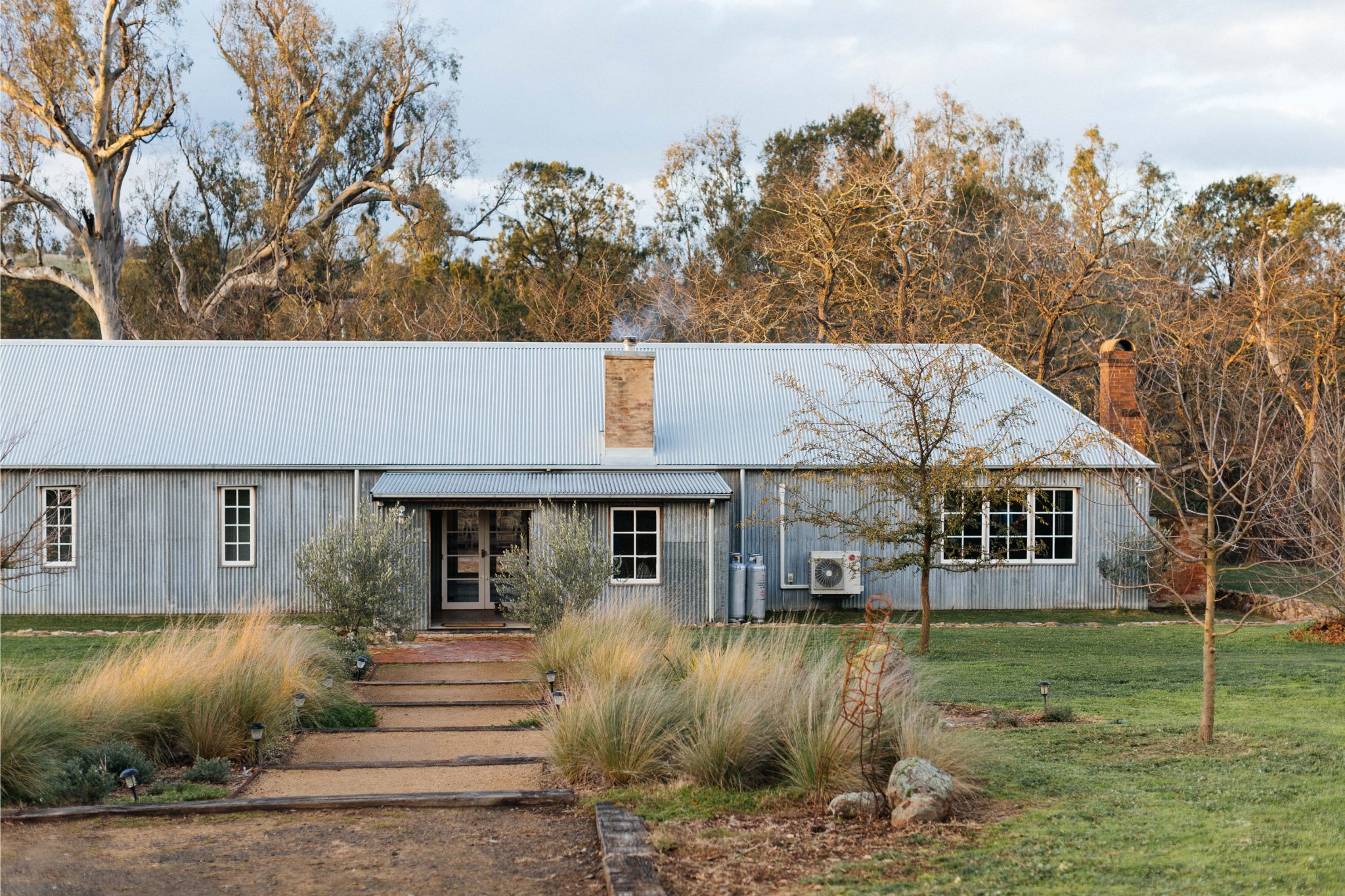 This abandoned shearing shed has been turned into a cosy farmstay