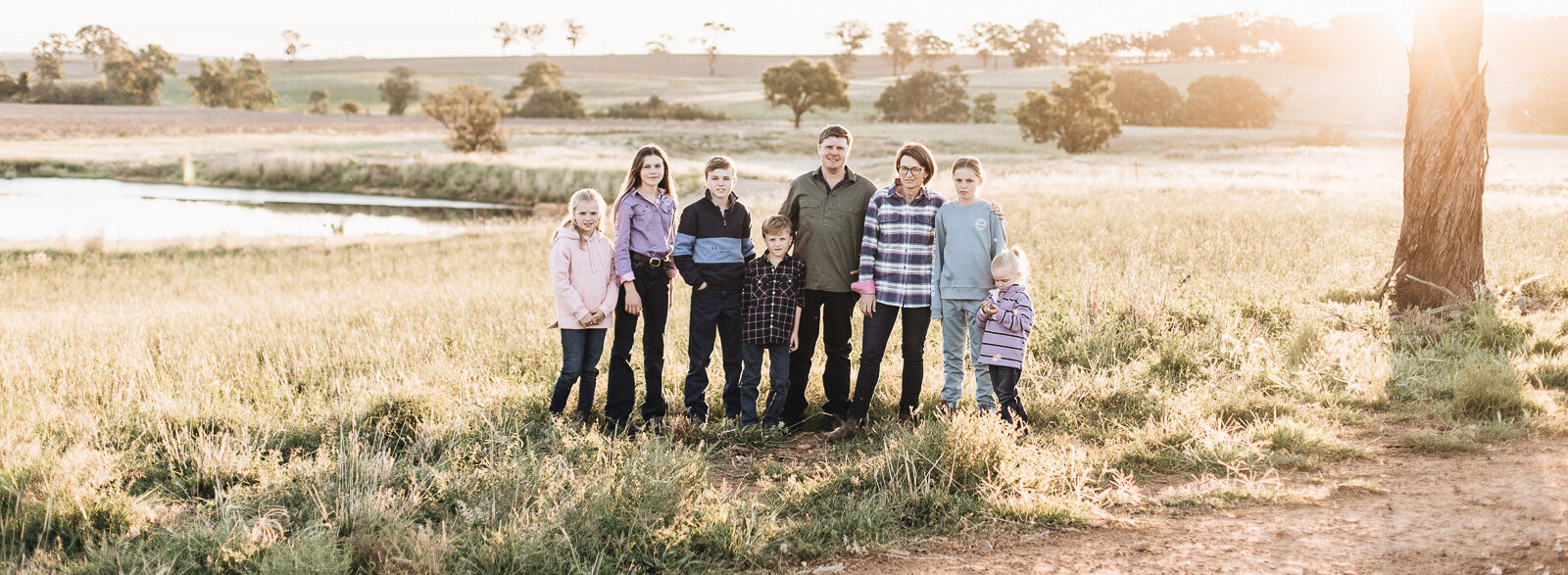 Westwood is home to a fourth generation farming family with six kids