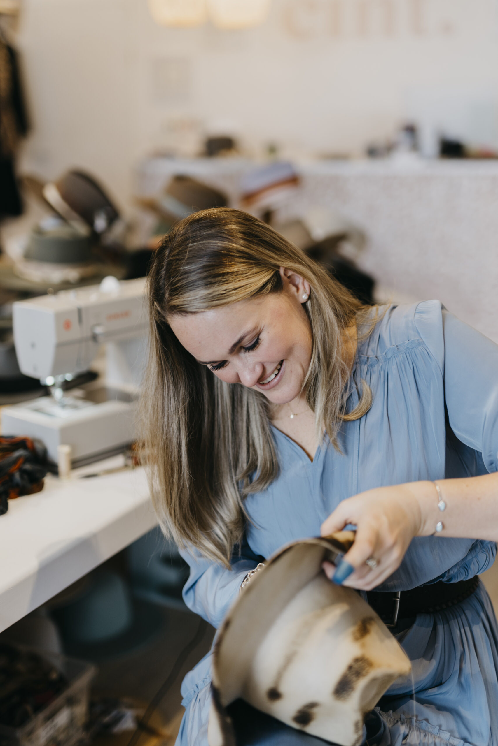 Laura Hall uses hats to tell your life story