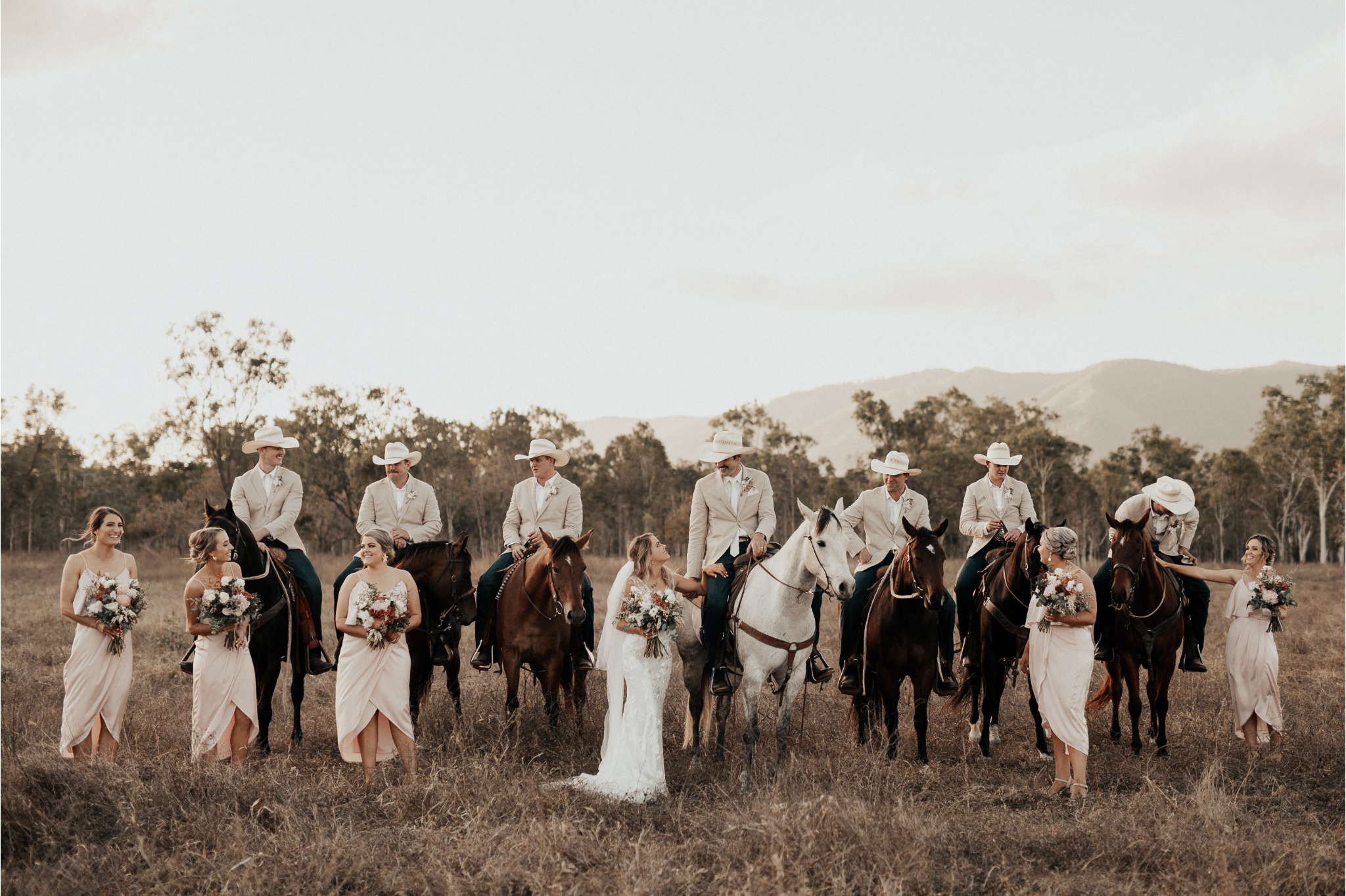 The Townsville wedding where the groom galloped to the altar