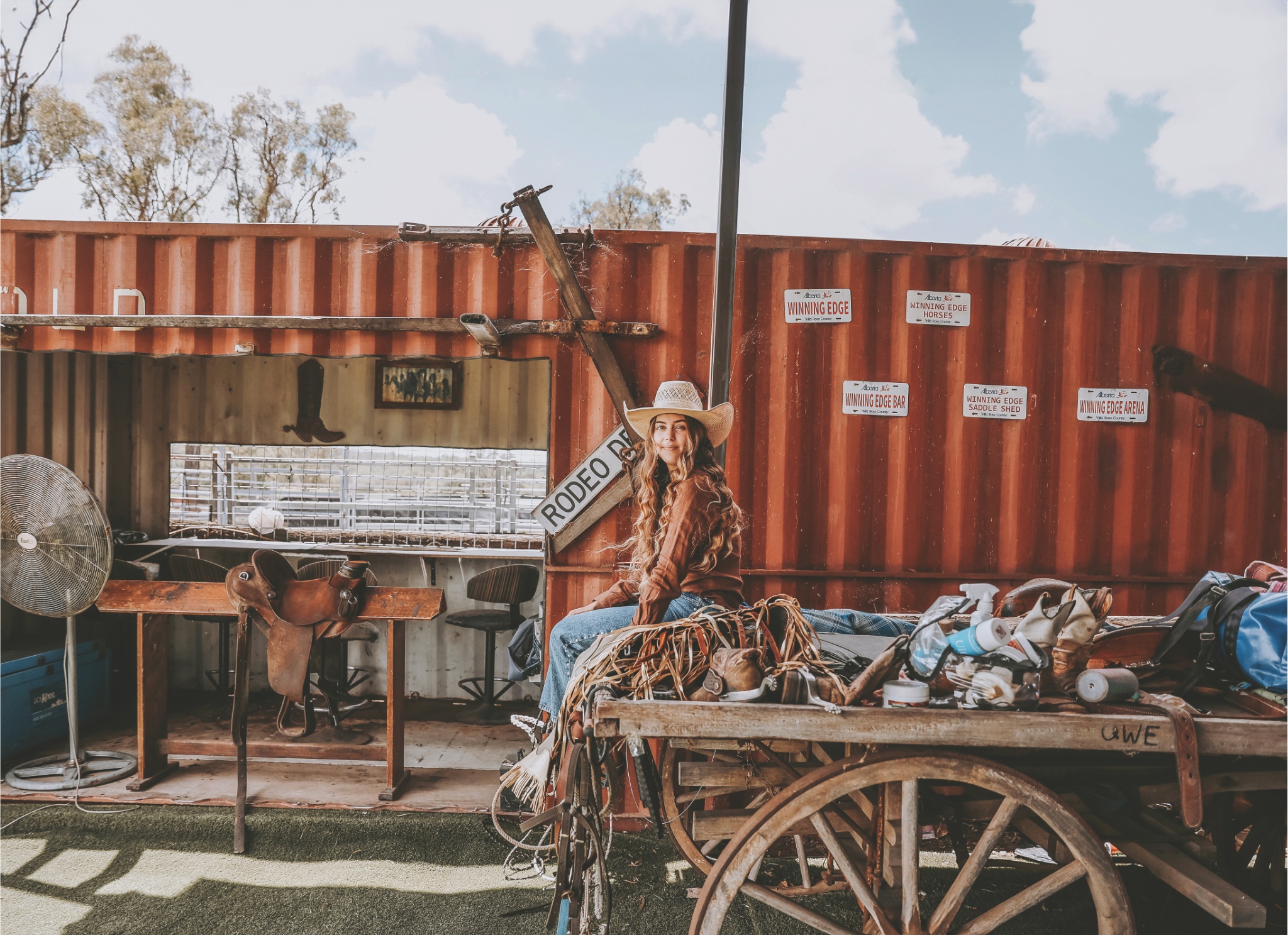 Meet the Australian woman who became a star of the US rodeo circuit