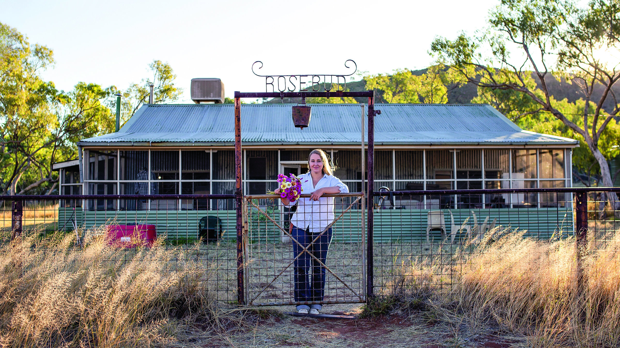 Samantha Campbell runs a flower farm in semi-arid cattle country