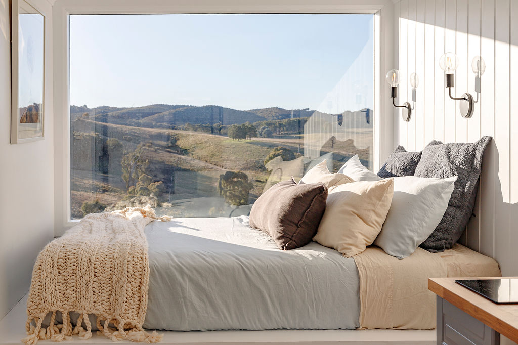 This tiny house provides a slice of country life with unbeatable views