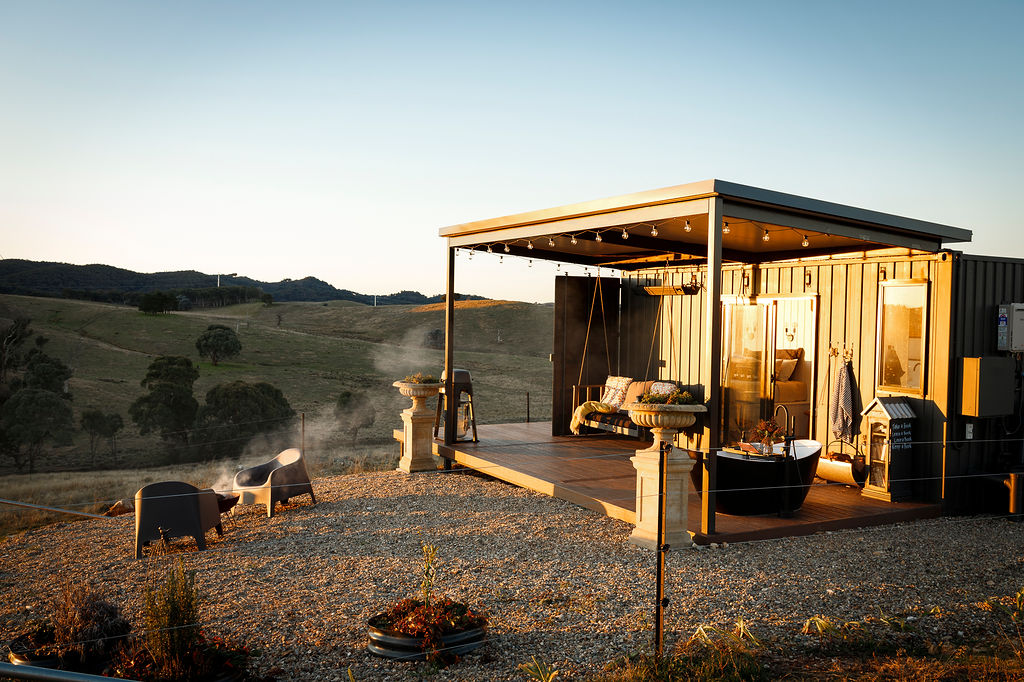 This tiny house provides a slice of country life with unbeatable views