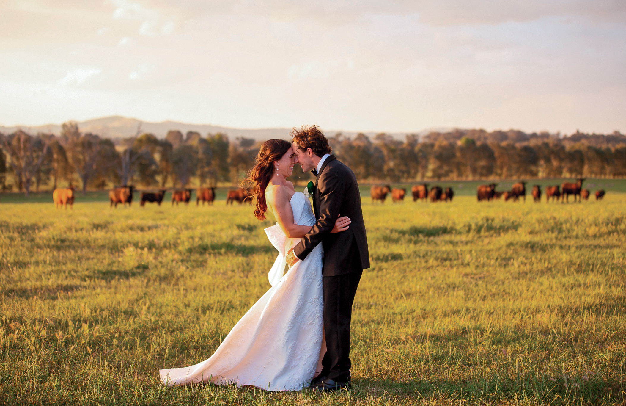 From B&S ball to “I do”: Ruby Austin and Andy Wettenhall wed on Narrabilla