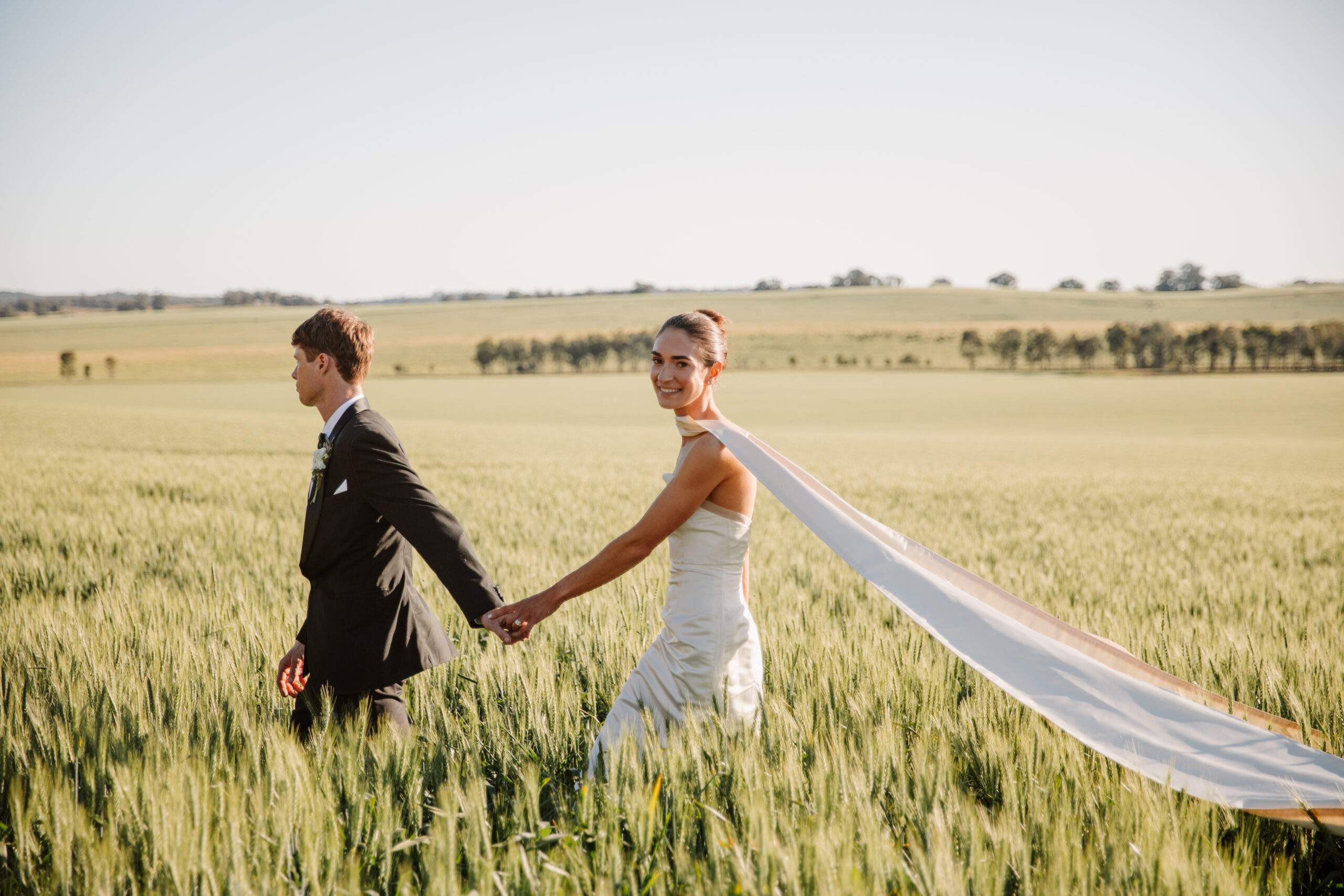 This Dirranbandi bride made her own wedding dress