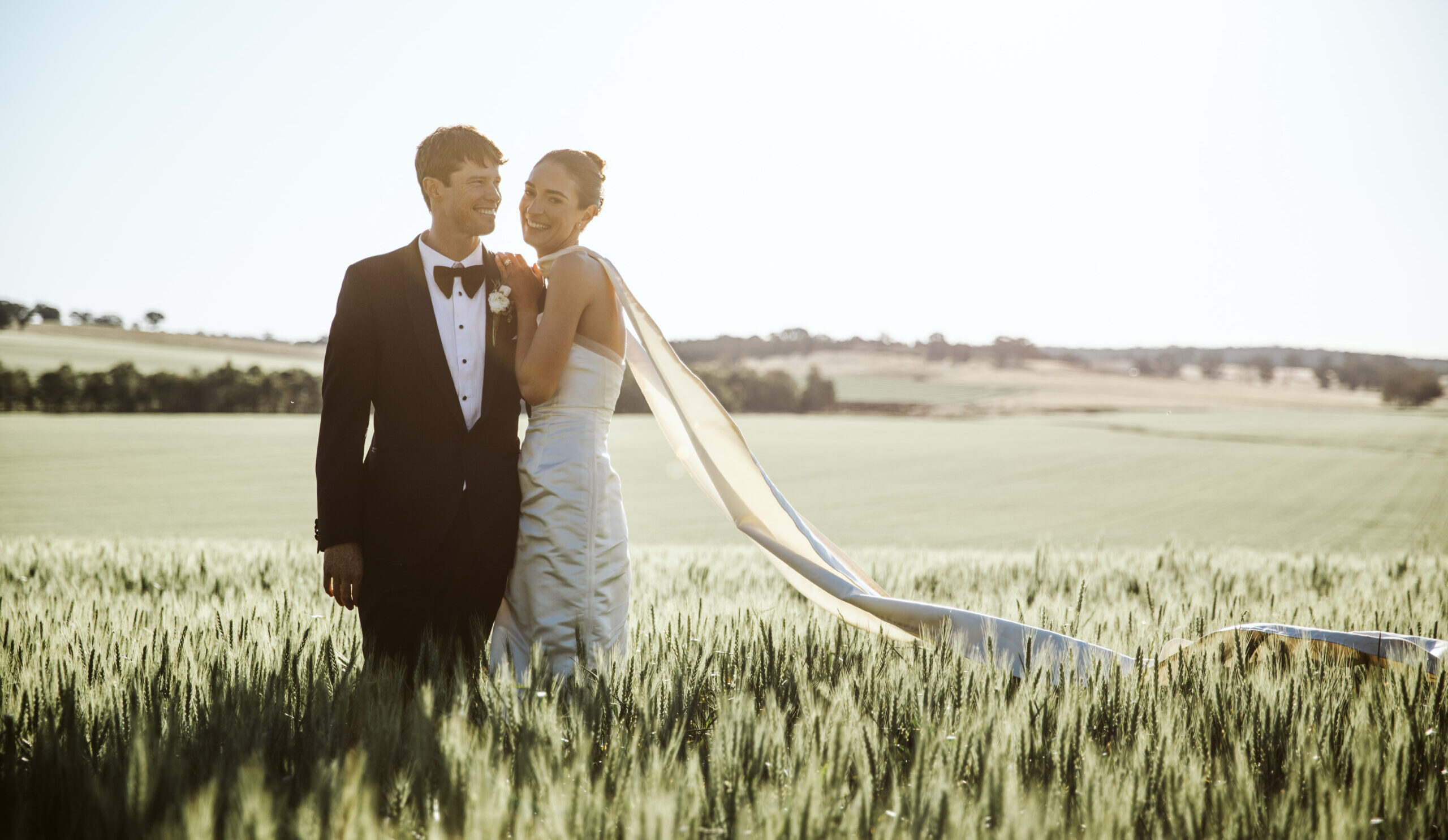 This Dirranbandi bride made her own wedding dress
