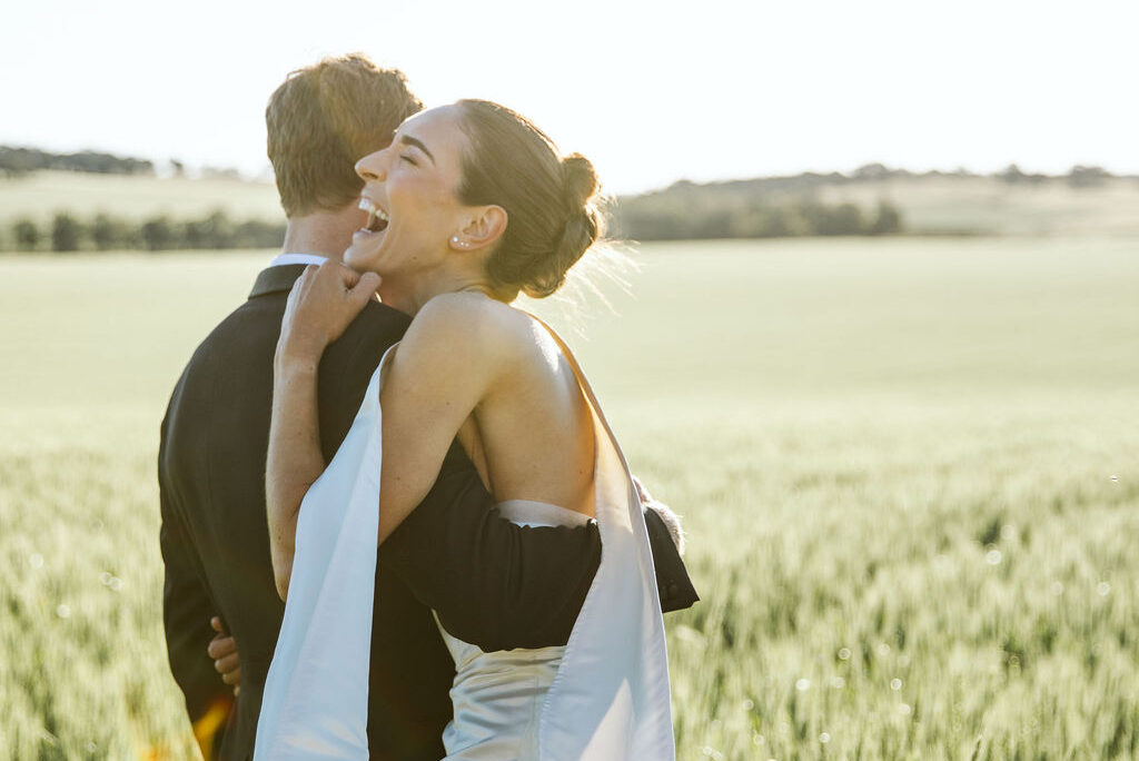 This Dirranbandi bride made her own wedding dress