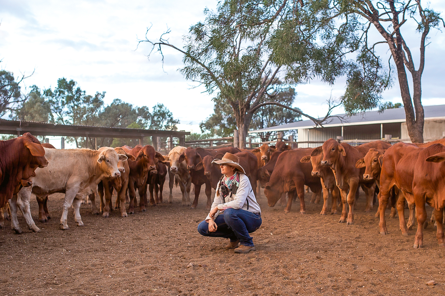 Sisters Amanda Loader and Heather Wieland are part of an all-girl mustering crew