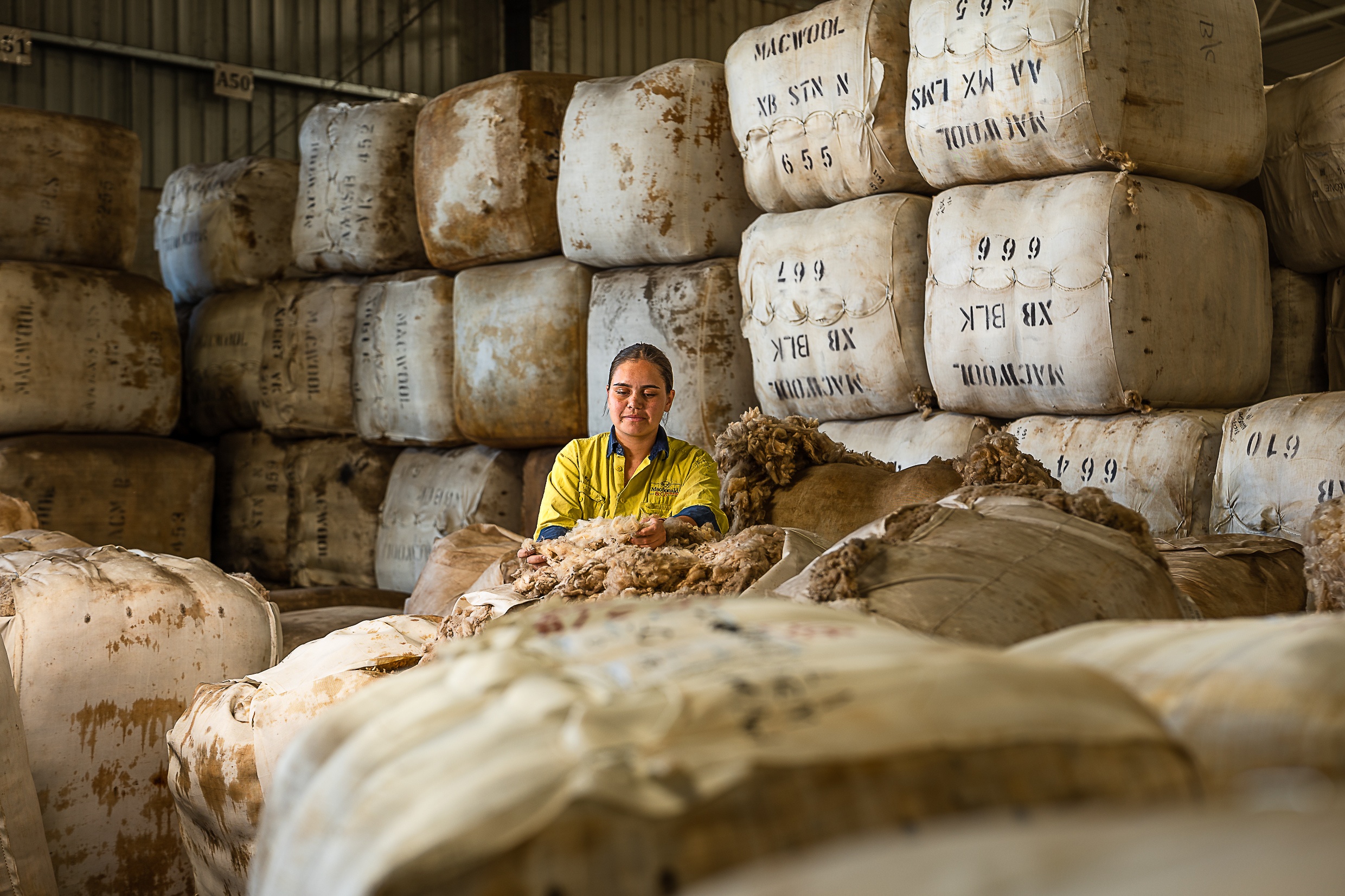Meet Kyarnie Gibbs, a remarkable 23-year-old Muruwari woman determined to make her mark in the wool industry