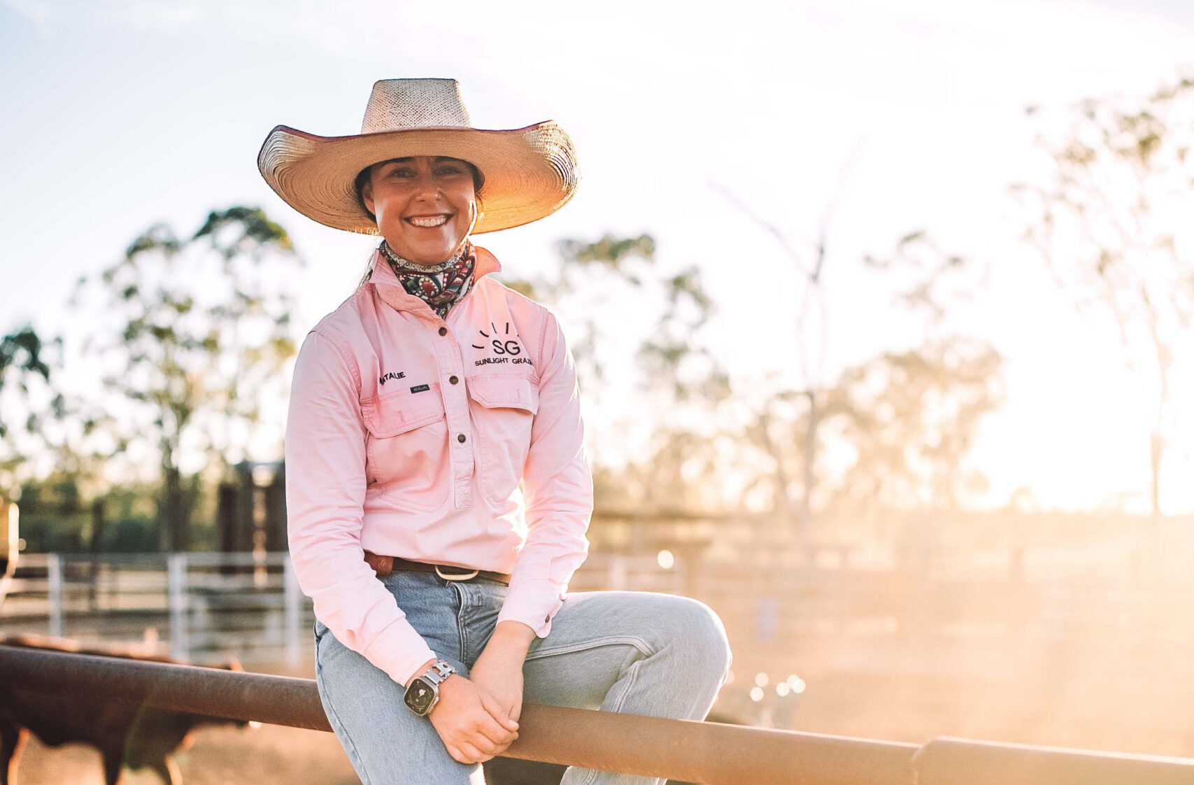 Natalie Engel is the only full-time worker at Sunlight Grazing